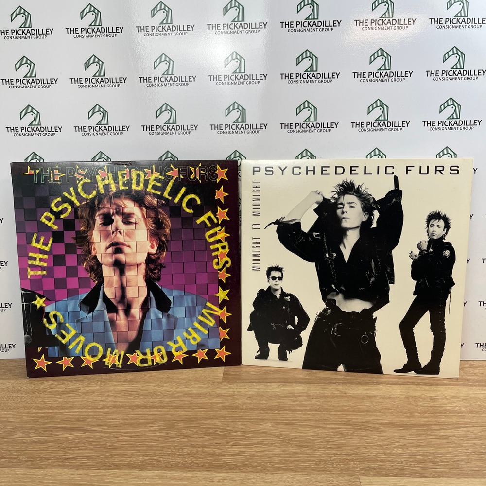 The Psychedelic Furs Vinyl LP Lot Mirror Moves & Midnight to Midnight 80s Rock